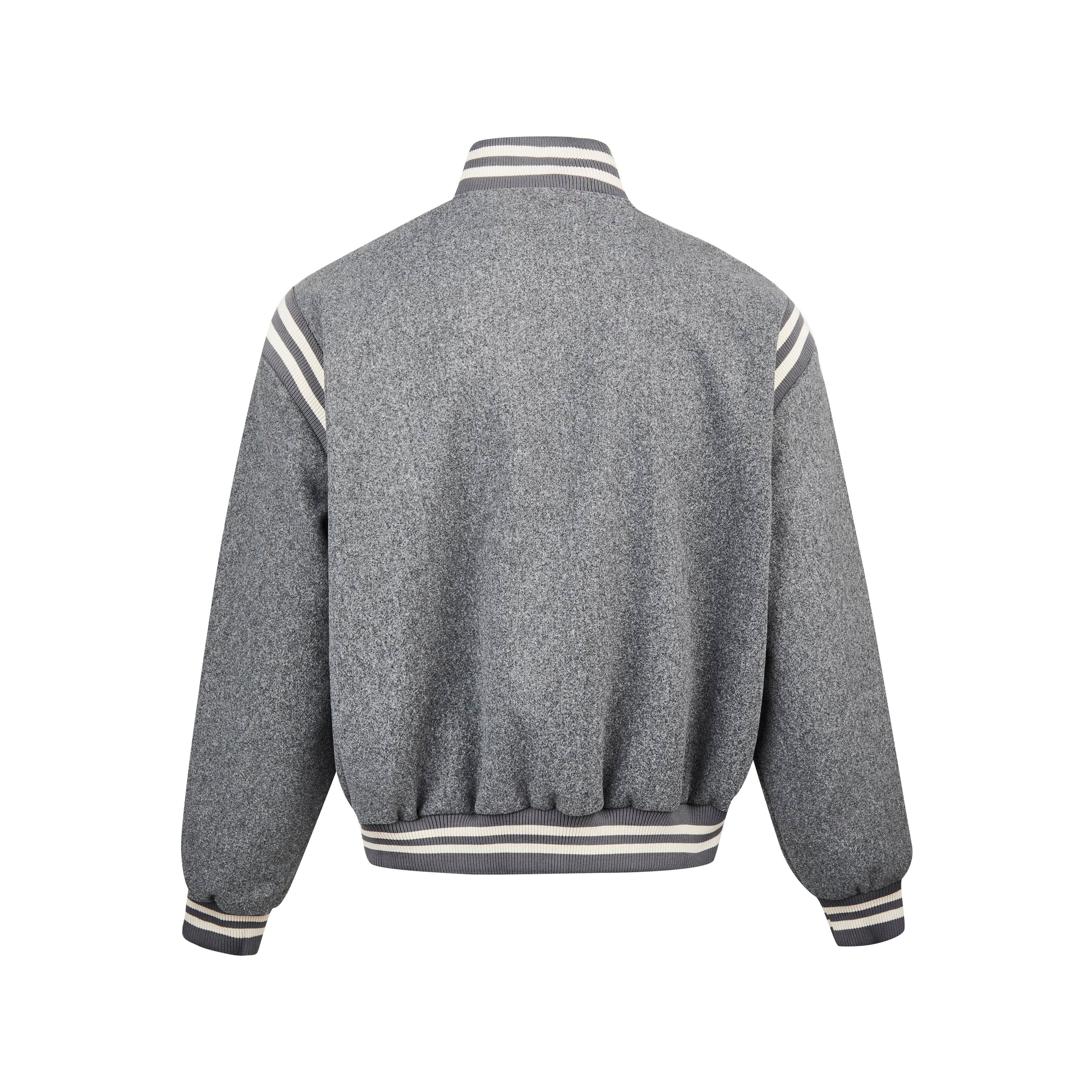 Grey Varsity Jacket