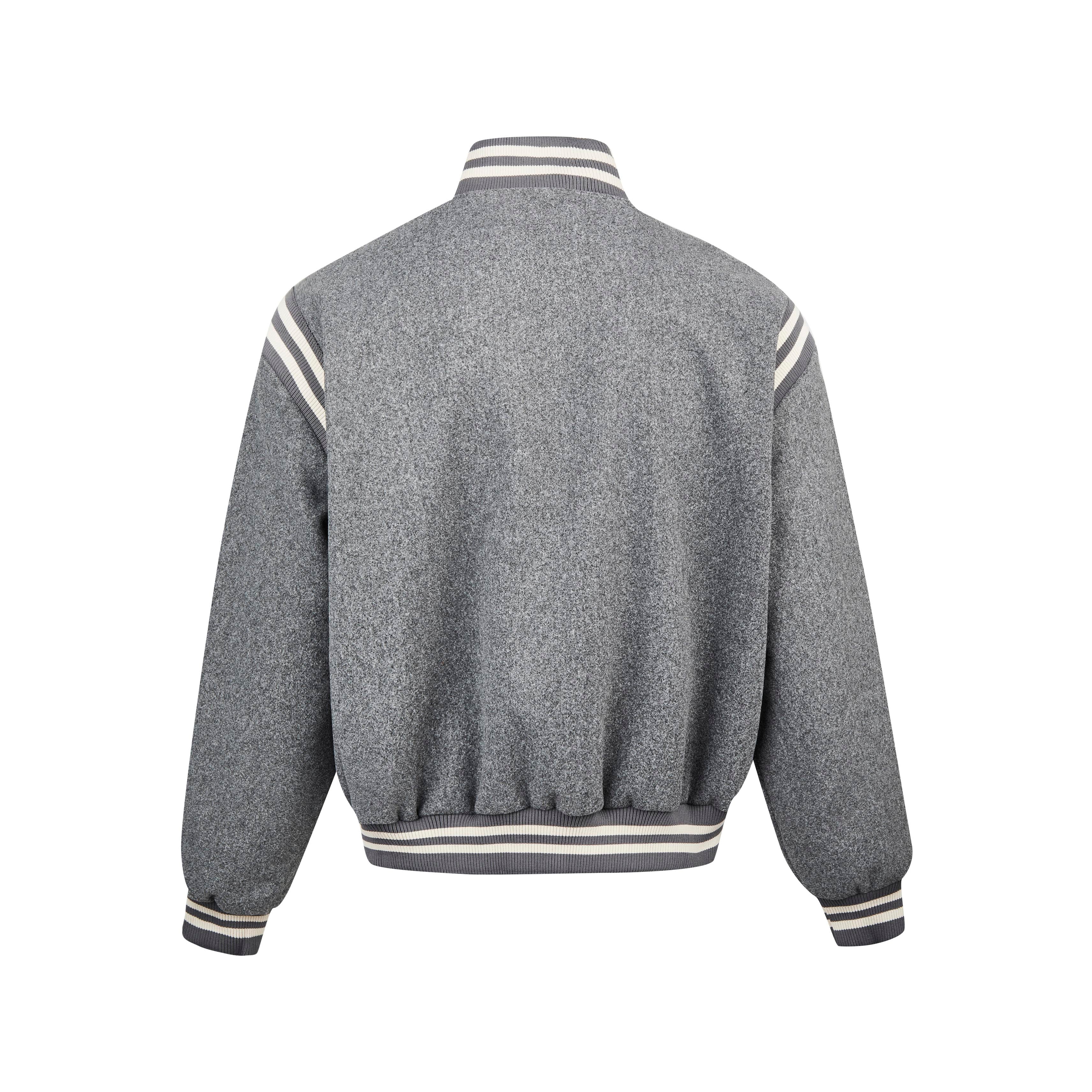 Grey Varsity Jacket