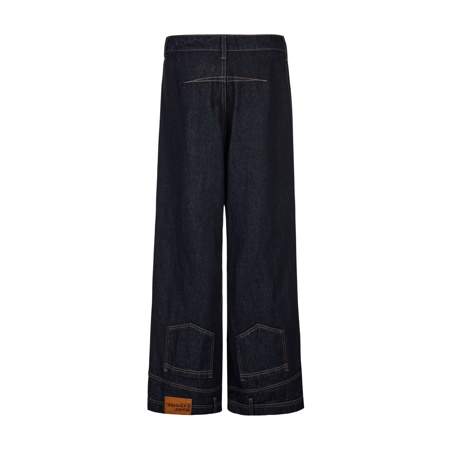 Black Upside Down Jeans