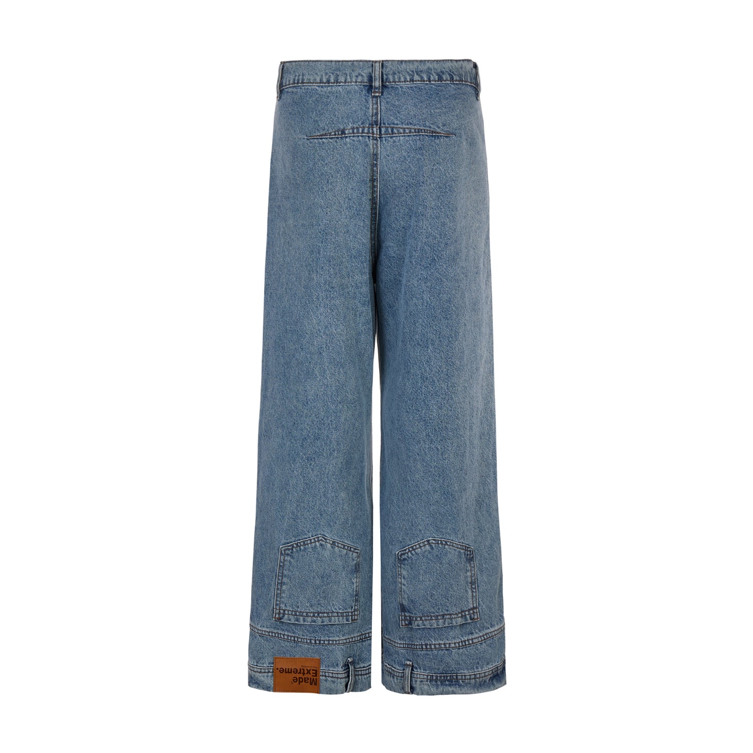 Blue Upside Down Jeans