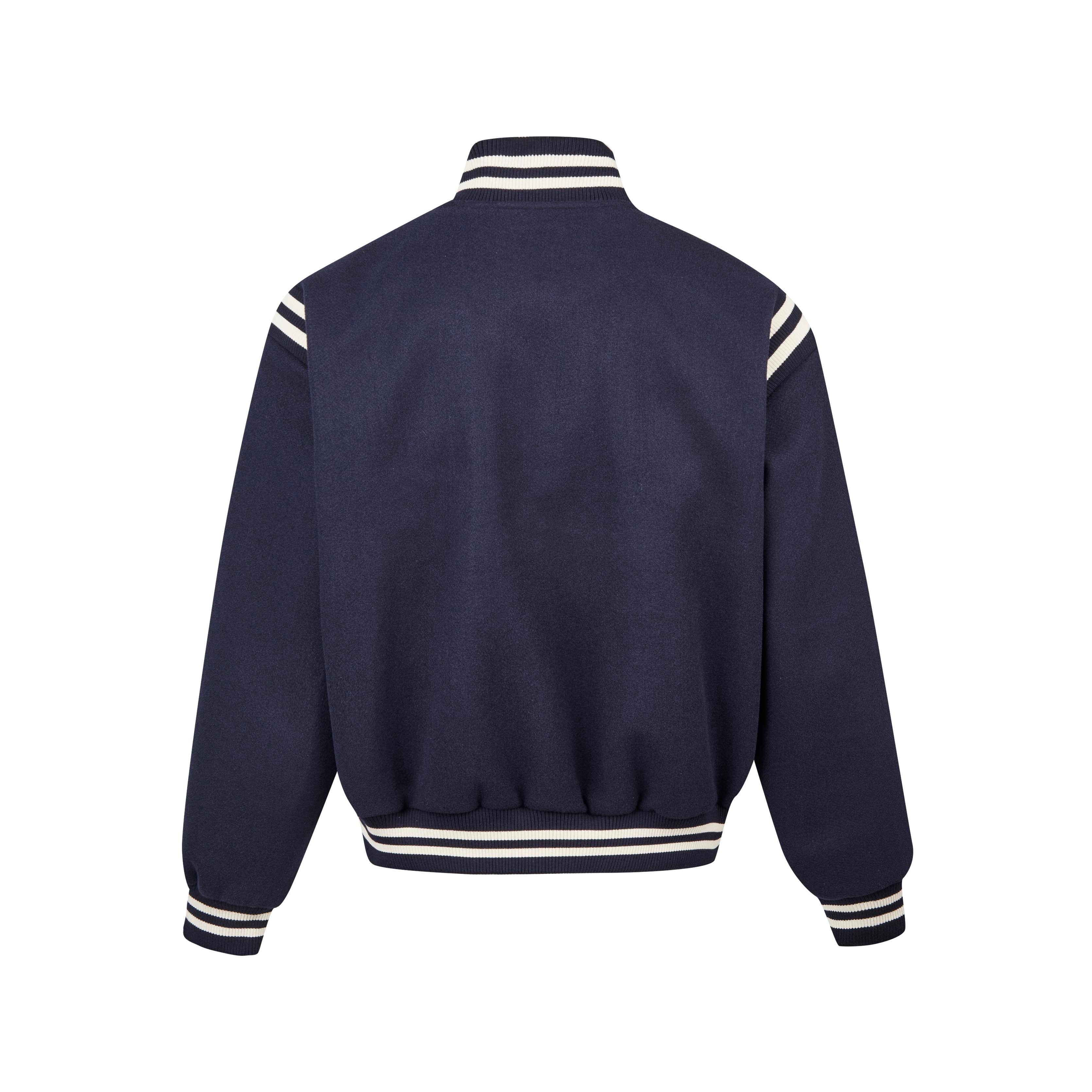 Navy Varsity Jacket