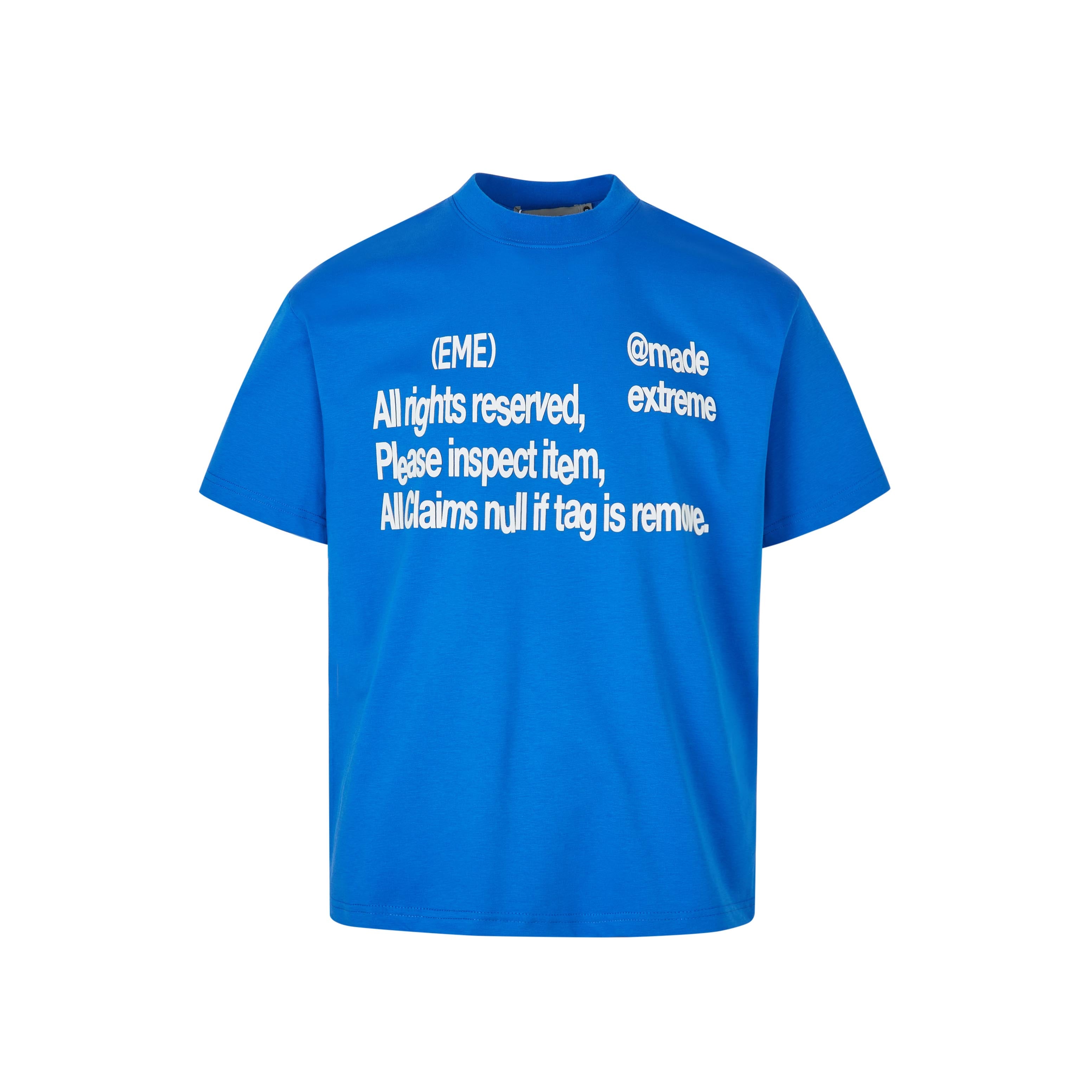 Blue Inspection tee
