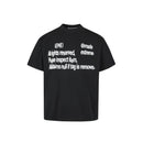 Black Inspection tee