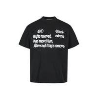 Black Inspection tee